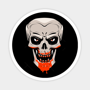 bloody skull Magnet